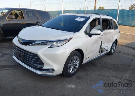 2021 Toyota Sienna Limited from USA, damaged, VIN 5TDZRKEC1MS025276